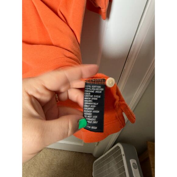 Greg Norman Orange Mickey Mouse Embroidered Golf Polo Shirt Men's Large - Picture 6 of 9